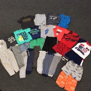 LOT of 29pc Boys Clothes Sz 18-24m & 2T